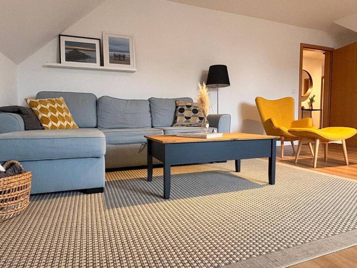Ferienwohnung für 6 Personen, mit Terrasse und Garten sowie Ausblick in Bredstedt