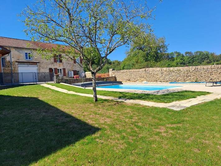 Maison de vacances pour 7 personnes, avec piscine ainsi que vue et jardin