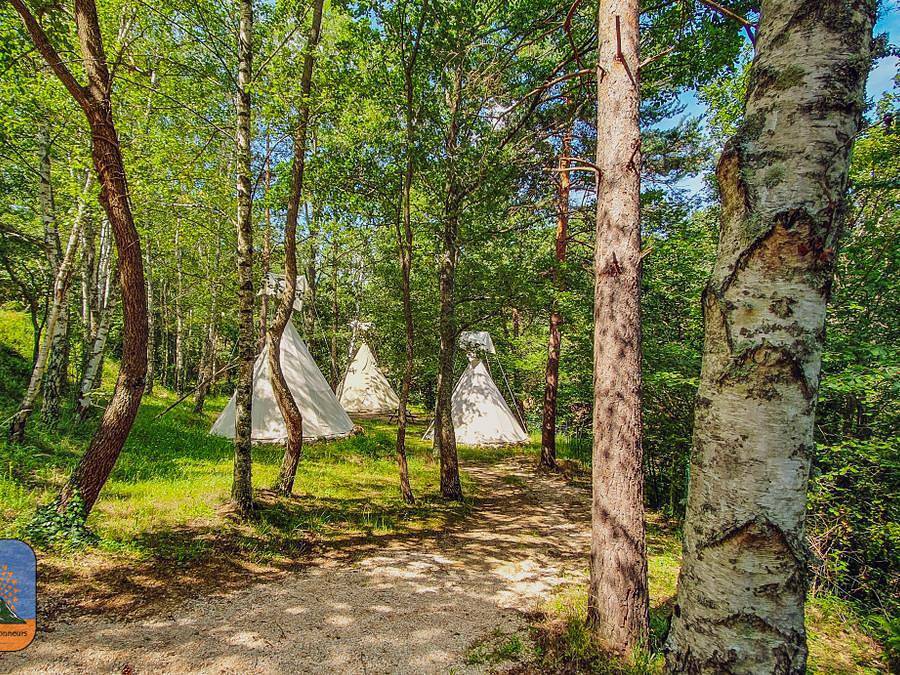 Camping Des Randonneurs - Unterkunft 4 personen - Tipi 4/6 p ohne Sanitäranlagen in Fenouillet, Regionaler Naturpark Corbières-Fenouillèdes