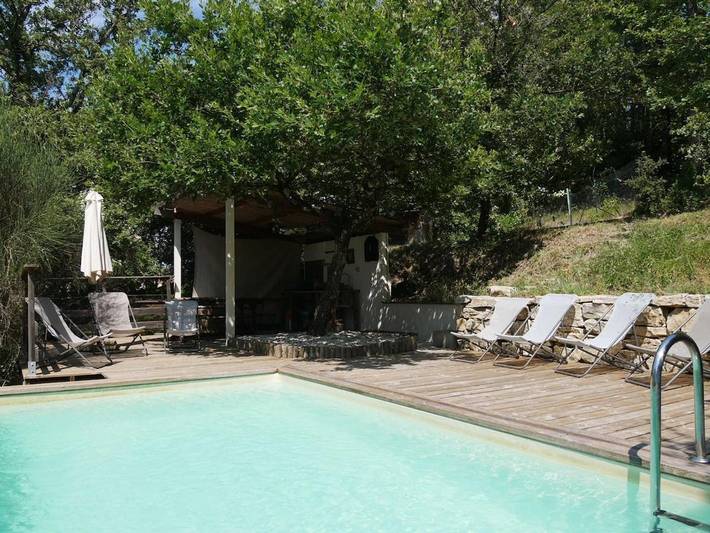 Maison de vacances pour 4 personnes, avec piscine et jardin