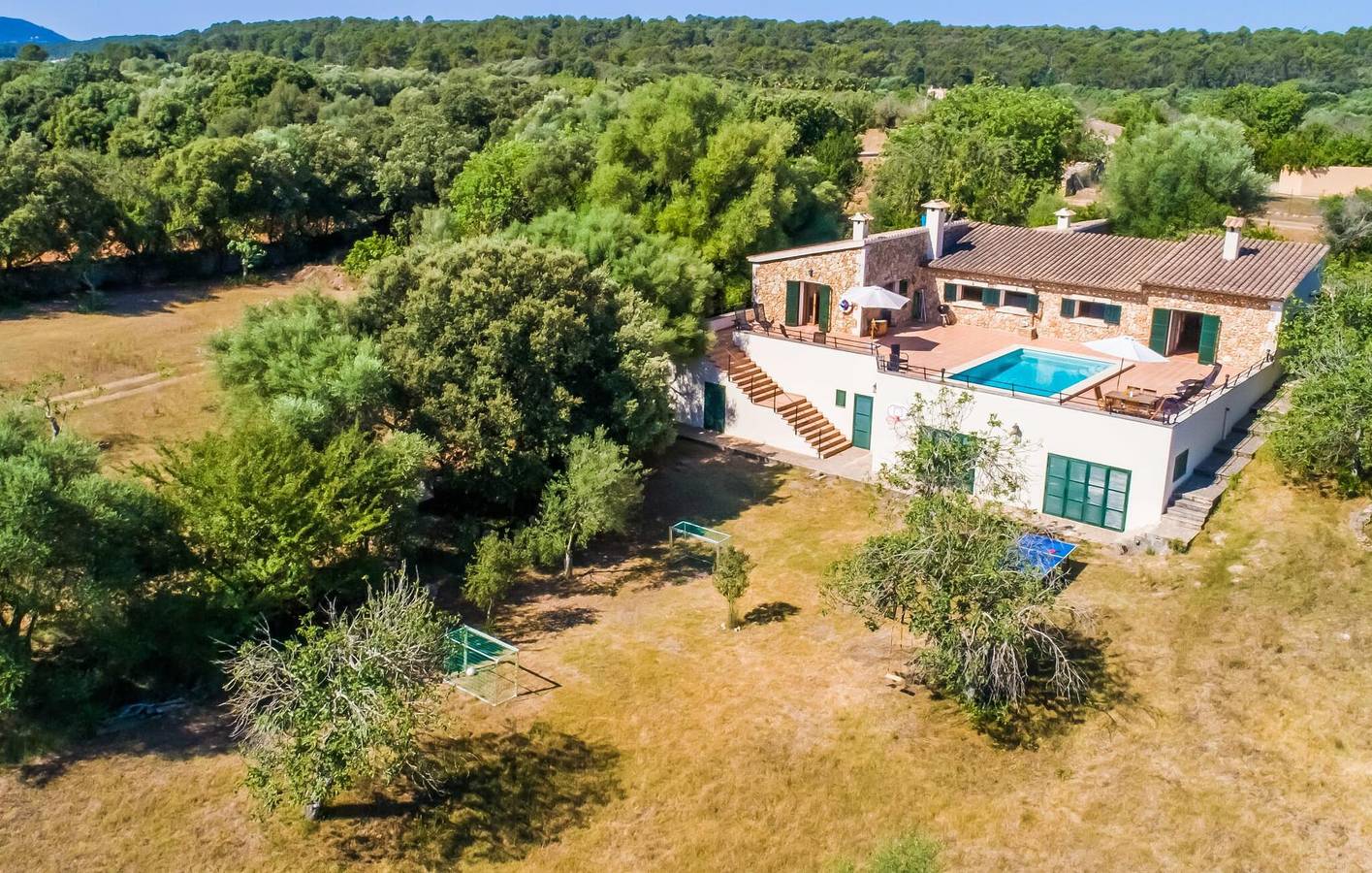 Sonnige Wohnung mit Pool in Pina (Mallorca) in Sencelles, Mallorca Inselmitte