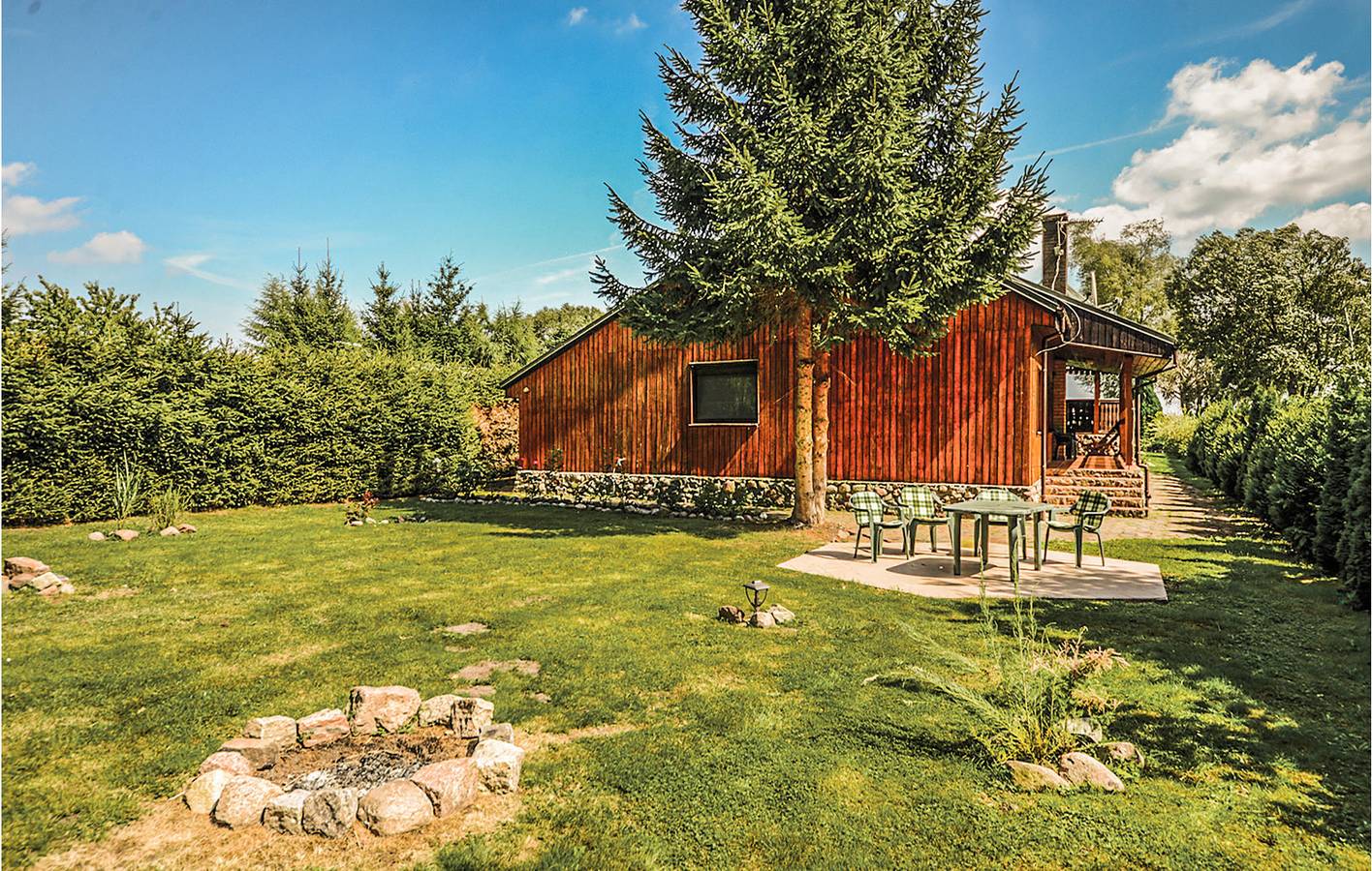 Ferienhaus für 4 Personen mit Garten in Nowe Warpno, Stettiner Haff