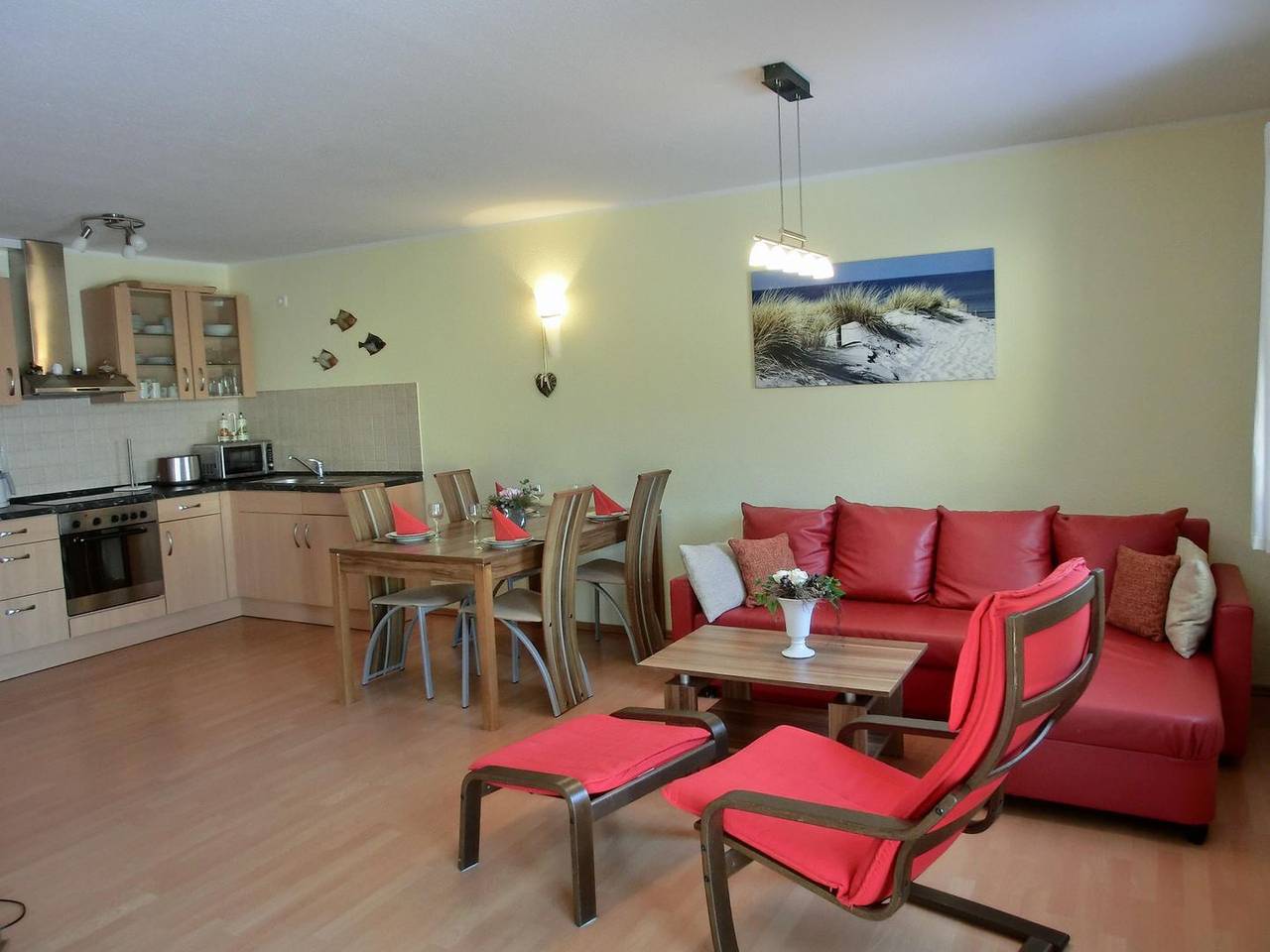 Apartamento entero, Strandnahe Ferienwohnung im Erdgeschoss mit Terrasse in Graal-Müritz, Rostock y sus alrededores