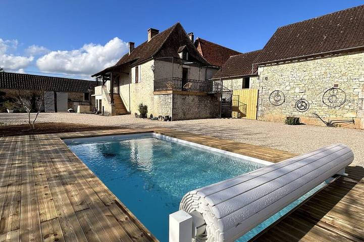 Maison de vacances pour 11 personnes, avec jardin