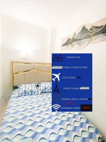 Gîte pour 2 personnes dans Arnouville Les Gonesse