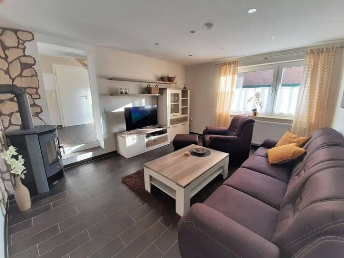 Ferienwohnung für 3 Personen, mit Terrasse und Garten