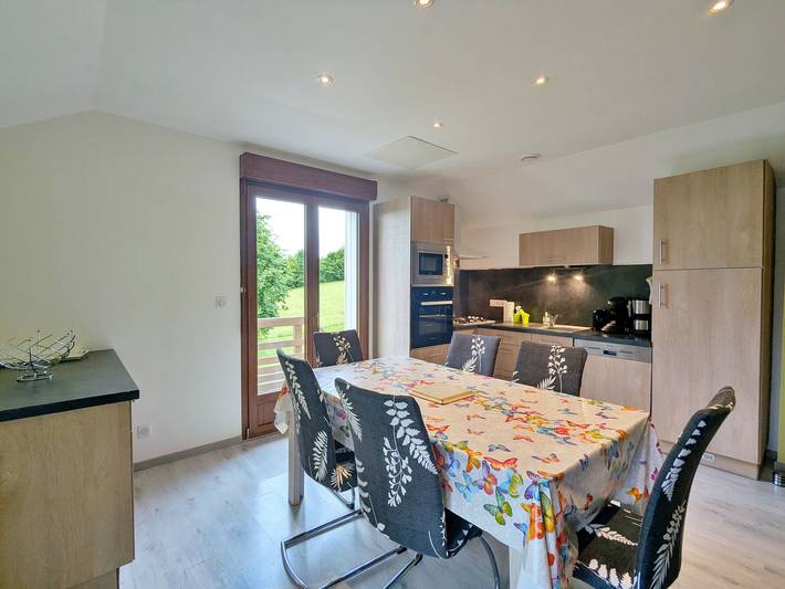 Gîte pour 6 personnes, avec vue ainsi que terrasse et jardin à Gerbamont - 3