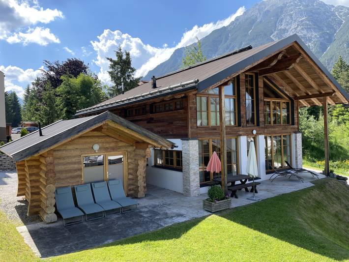 Chalet für 6 Personen, mit Terrasse und Garten sowie Sauna in Leutasch