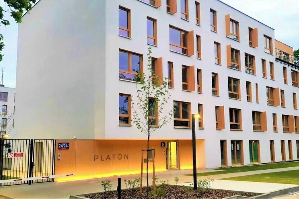 Ganze Wohnung, Modernes Studio bei Expo in Łódź, Region Lodz