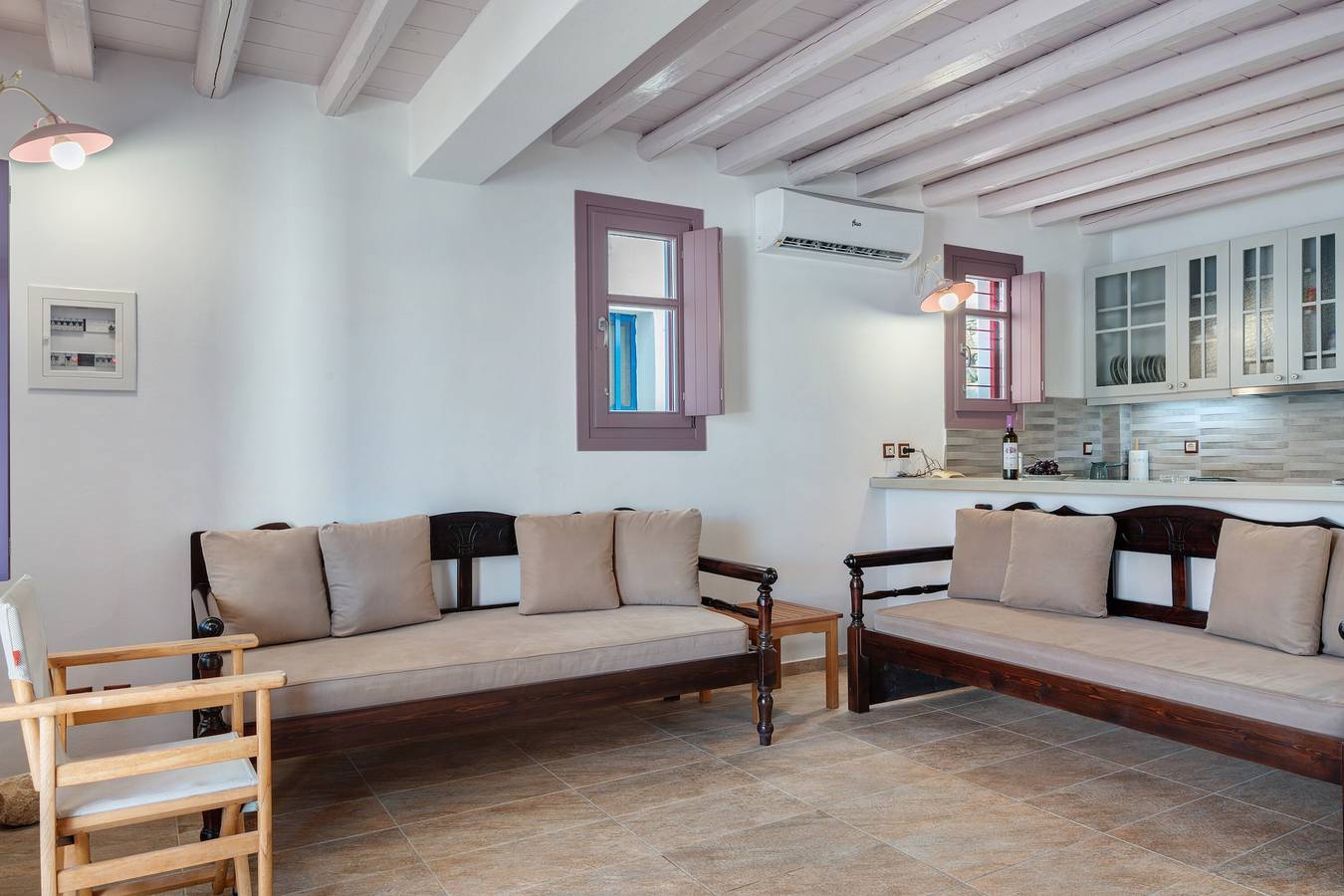 Appartement entier, Appartement 'Nicolas House 2' avec vue sur la mer, terrasse privée et climatisation in Amorgos