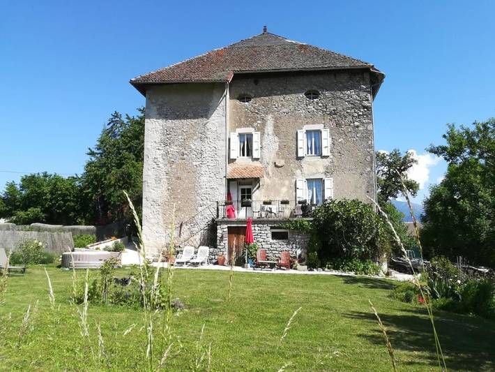 Maison de vacances pour 4 personnes, avec jardin et vue, animaux acceptés