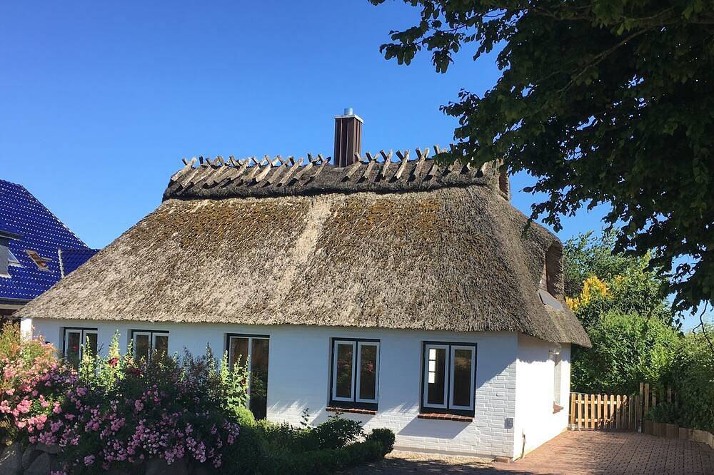 Gemütliche Reetdachkate in Mitten der Natur in Taarstedt, Grünes Binnenland