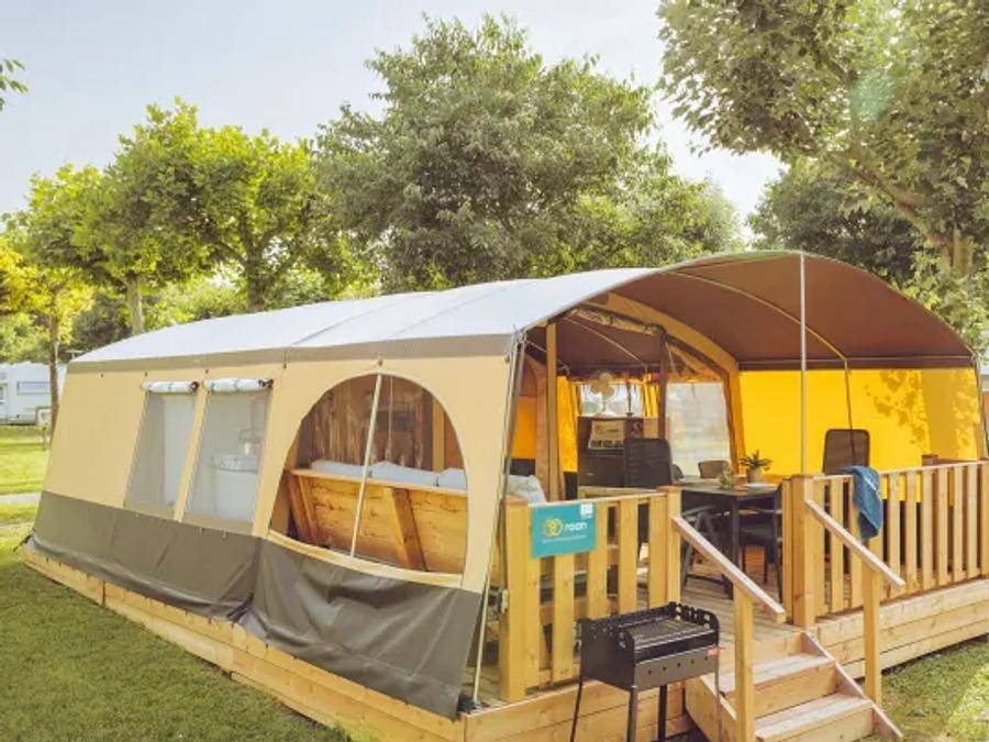 Valamar Camping Lanterna - Zelt 6 personen - Lodgetent Urlaub in Lanterna, Tar-Vabriga