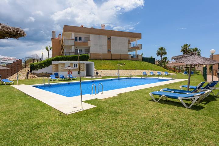 Geheel appartement, Appartement 'Casa Patagonia' met bergzicht, Wi-Fi en airconditioning in Casares, Costa del Sol