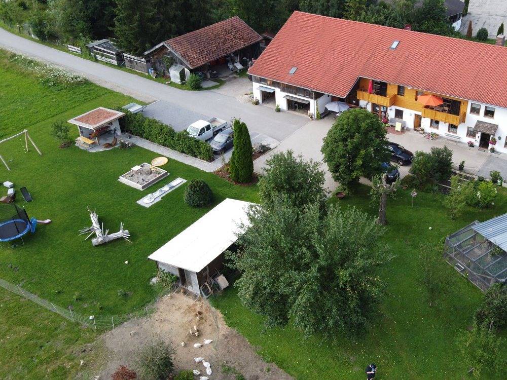 Thallerhof - Bergblick in Griesstätt, Landkreis Rosenheim