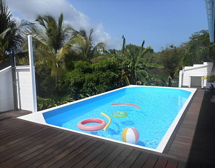 Studio pour 2 personnes, avec jardin et piscine
