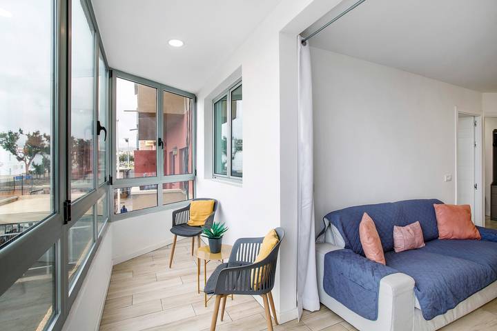 Appartement entier, Appartement de vacances 'Las Palmeras In Playa La Garita' avec Wi-Fi et climatisation in Playa de la Garita, Telde