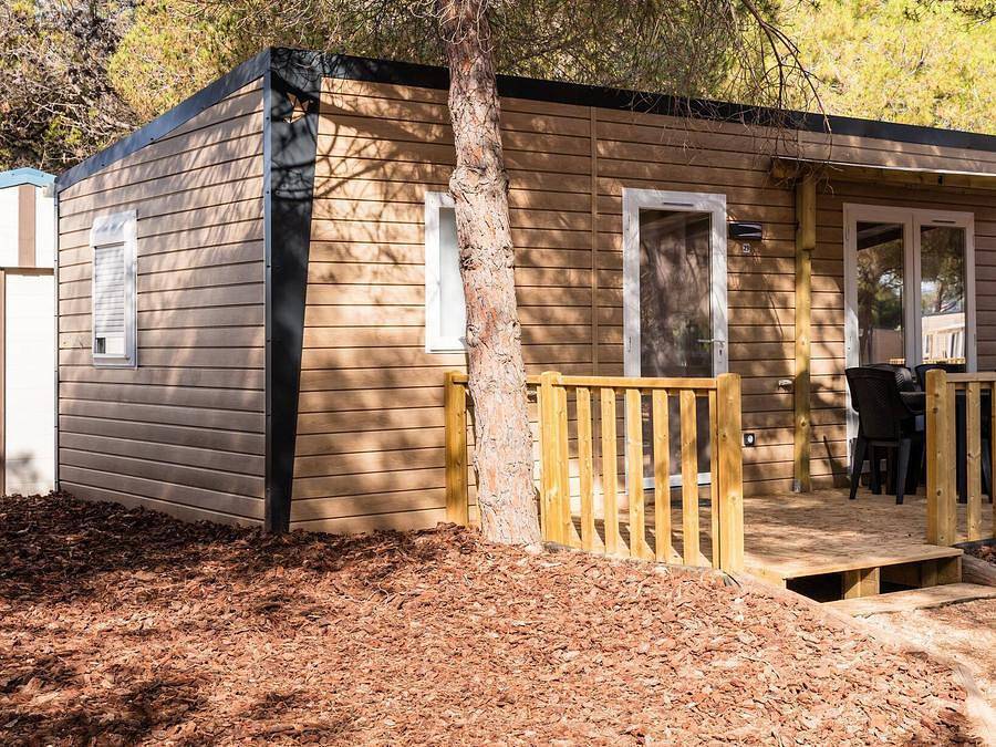 Camping El Garrofer - Mobilhome 4 personas - Premium | 2 Dormitorios | 4 Plazas | Terraza semicubierta | 1 Baño | Aire acondicionado in San Pedro de Ribas, Garraf