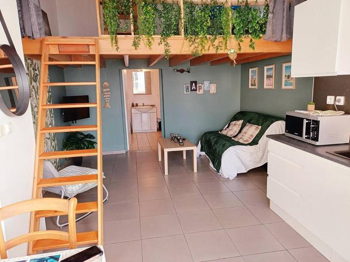 Gîte pour 3 personnes, avec Vue à Villelongue-de-la-Salanque