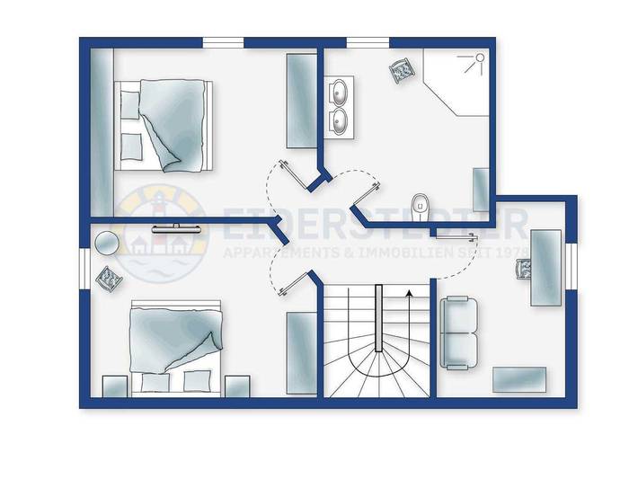Haushälfte 9a Min Hus (Id 374) - Haushälfte 9a Min Hus in St. Peter-Ording, Eiderstedt