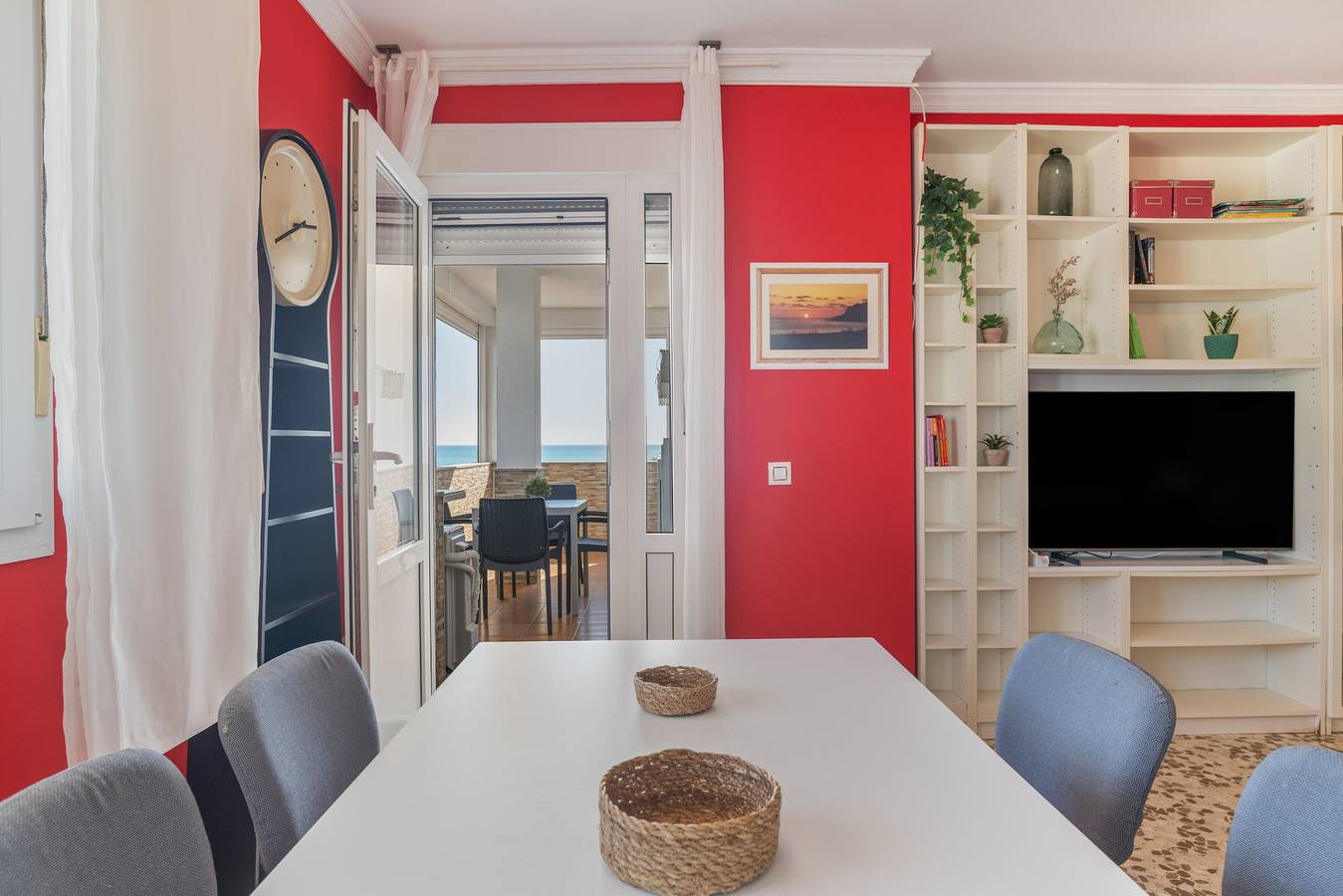 Ganze Wohnung, Apartment 'Vivienda Balcón de África' mit Meerblick, Wlan und Klimaanlage in Playa Barbate, Barbate