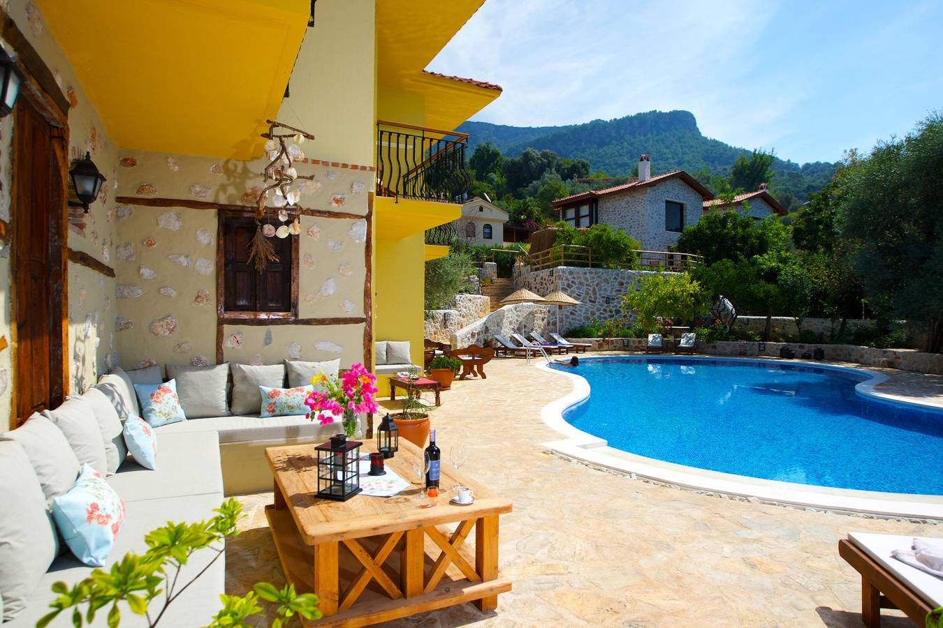 Luxuriöse Unterkunft und persönliches Ambiente in unzerstörter Natur in Fethiye, Provinz Muğla