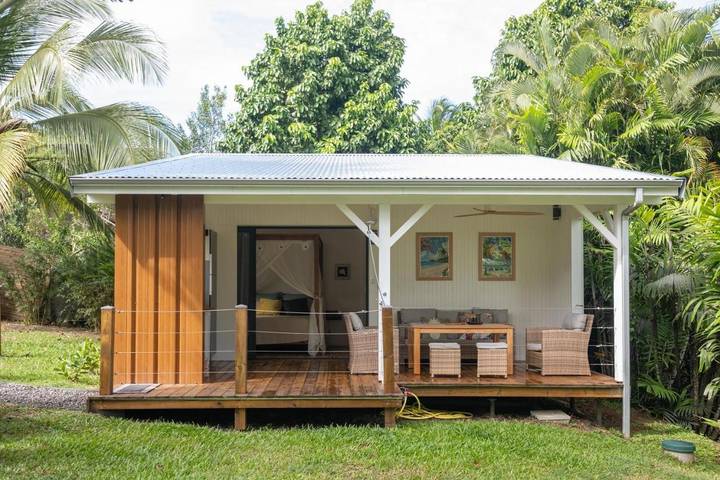 Maison de vacances pour 2 personnes, avec jardin ainsi que terrasse et piscine
