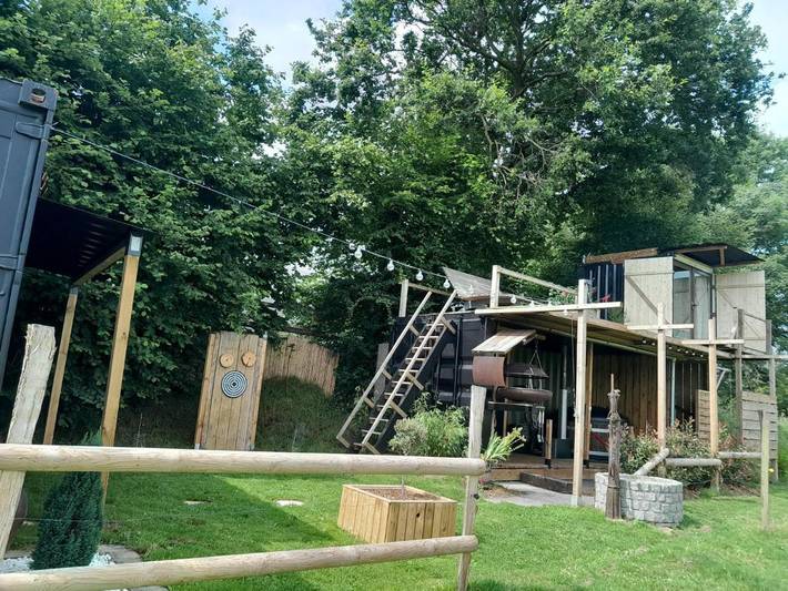 Tente pour 2 personnes, avec jardin et vue