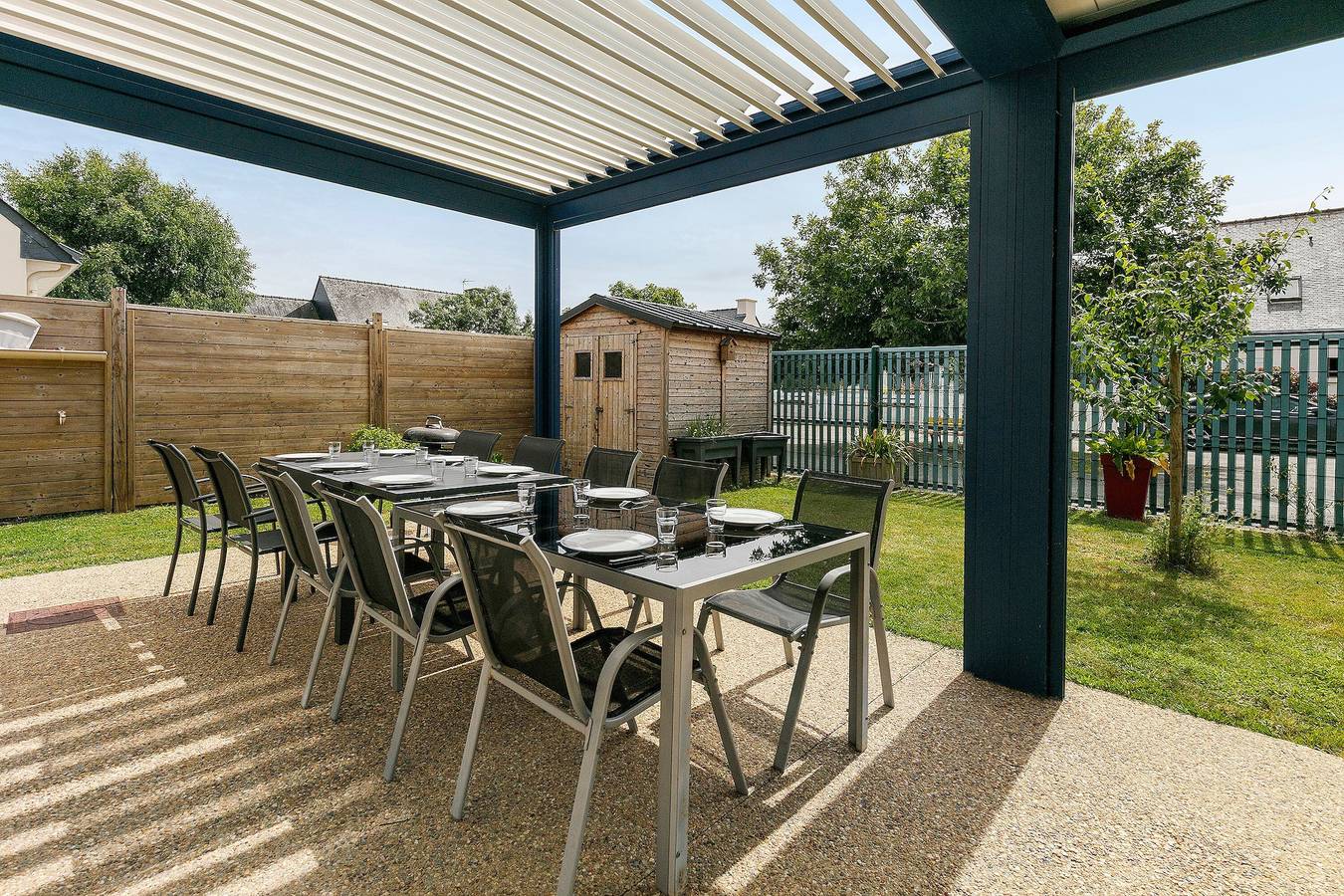 Maison du Varchais – Terrasse, Pergola, Garten und Wlan in Damgan in Damgan, Côte des Mégalithes