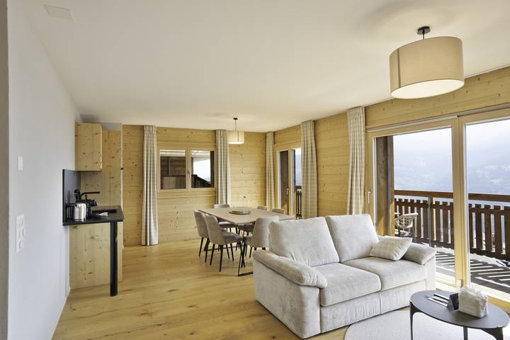 Ganze Wohnung, Dent-Blanche Resort - Wohnung 4 Zimmer in Riod, Hérémence