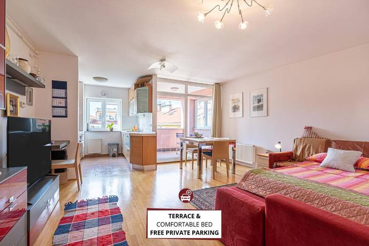 Ferienwohnung für 2 Personen, mit Ausblick und Terrasse in Izola