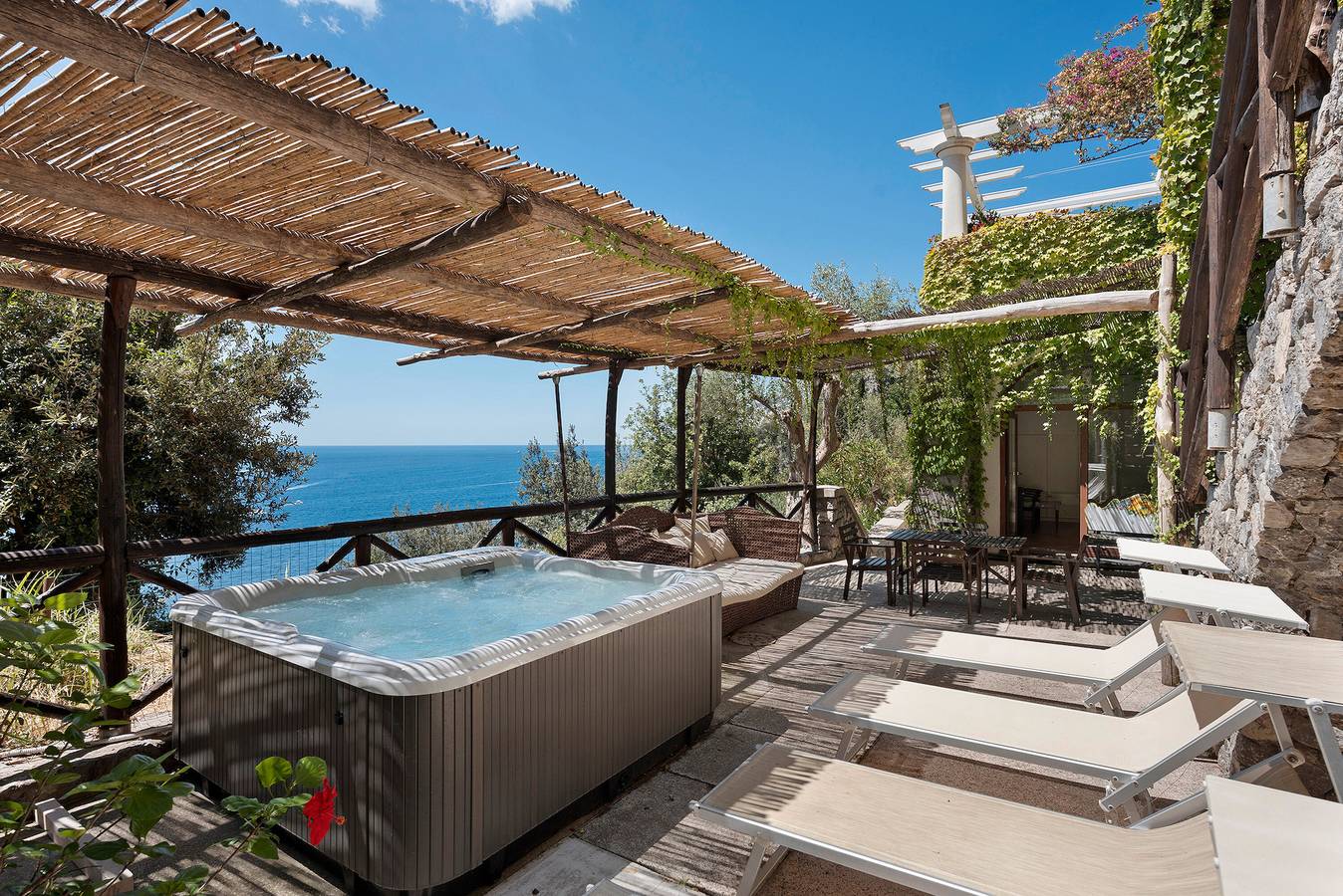 Villa 'Aurora In Dependance' con vistas al mar, Wi-Fi y aire acondicionado in Conca dei Marini, Costa Amalfitana