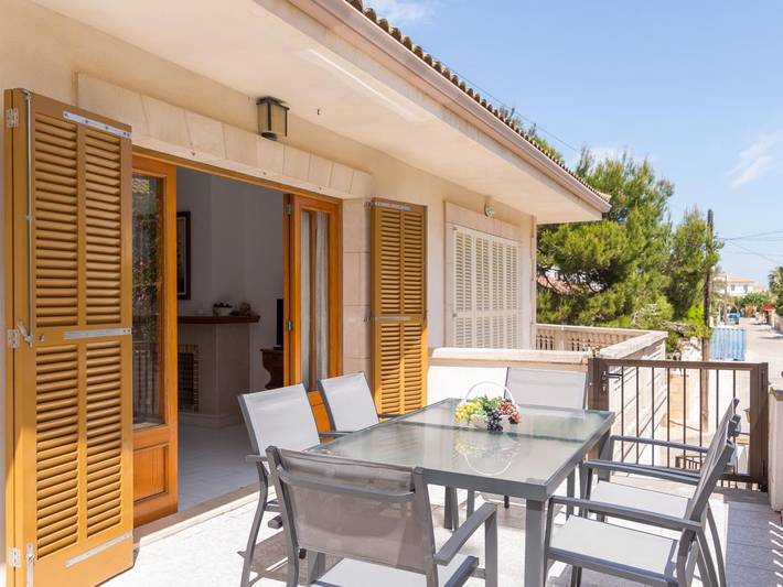 Luxus-Finca für 8 Personen, mit Garten, kinderfreundlich in Playa de Muro - 3