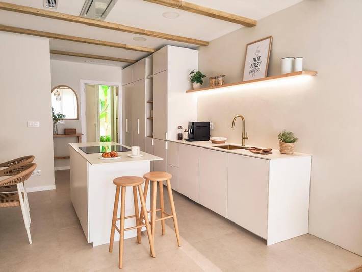 Ferienwohnung für 2 Personen, mit Balkon und Terrasse sowie Ausblick
