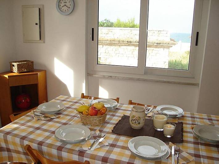 Ferienhaus für 6 Personen, mit Balkon und Ausblick, kinderfreundlich in Torre Canne