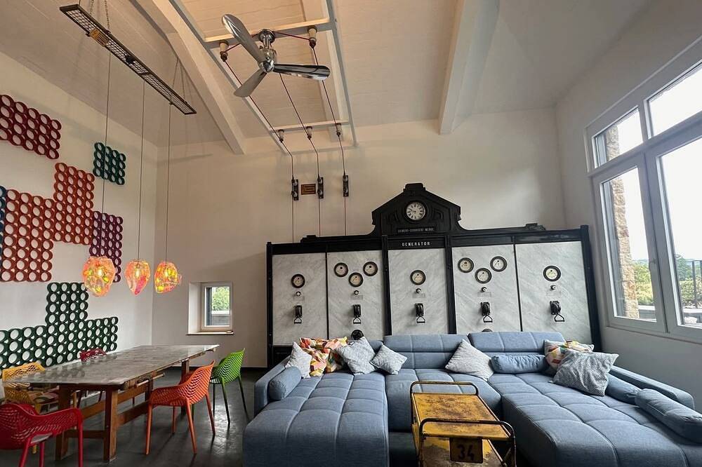 Geheel appartement, E-Loft in the high-voltage room Altes Wasserwerk Tecklenburg special vacation apartment in Tecklenburg, Münsterland