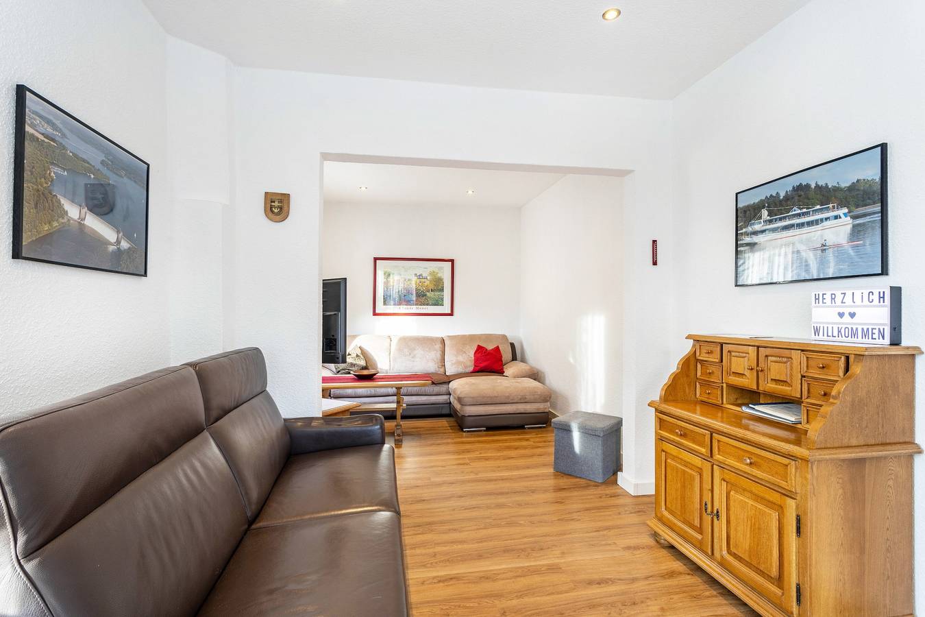 Ferienhaus Knappstein mit gemeinsamer Terrasse, Garten und Wlan in Möhnesee, Kreis Soest