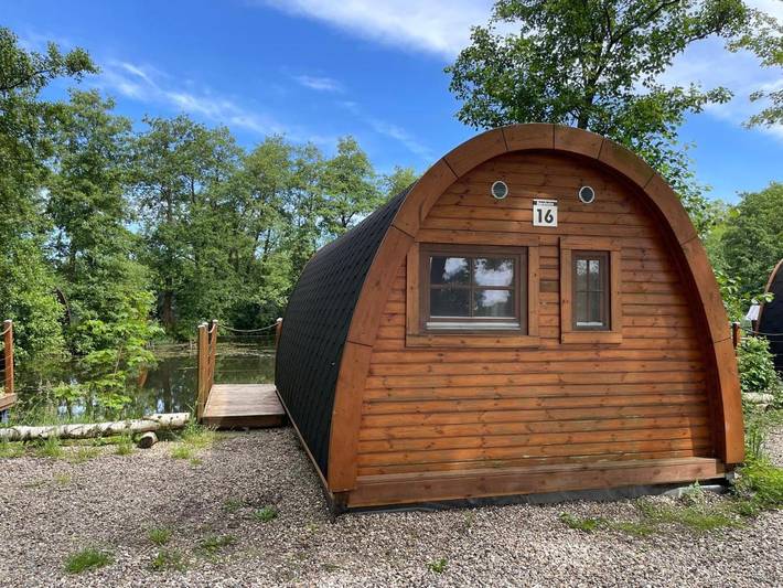Ferienhaus für 3 Personen, mit Ausblick und Terrasse in Haithabu