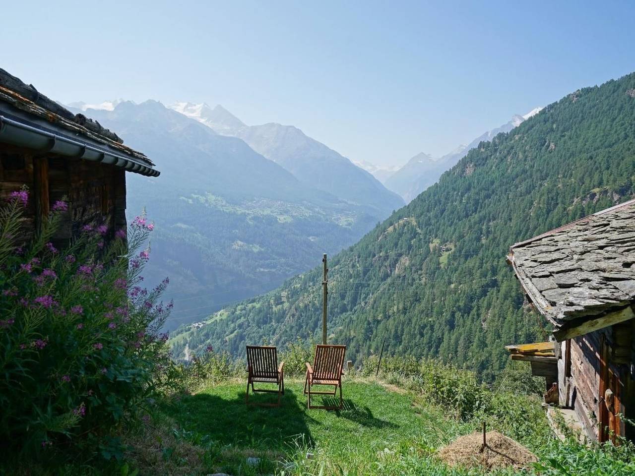 Chalet 1679 in Törbel, Walliser Alpen