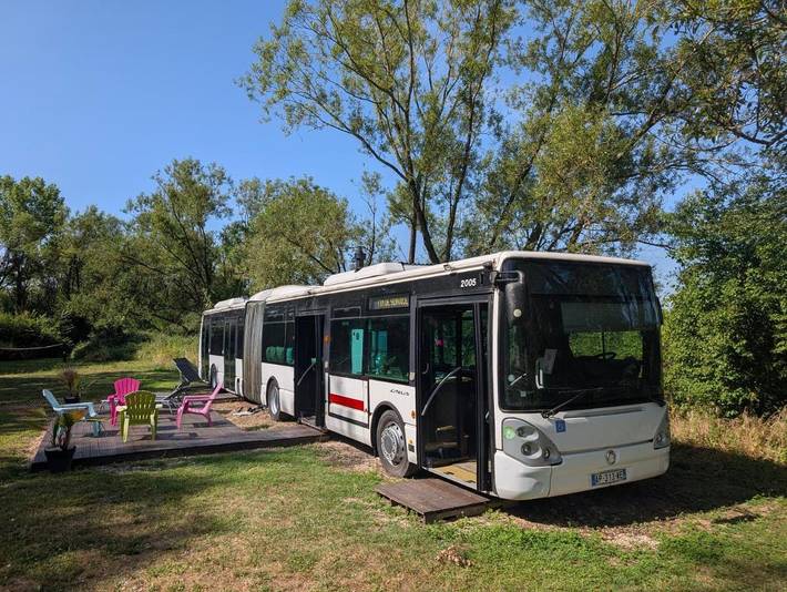 Camping pour 7 personnes, avec Terrasse