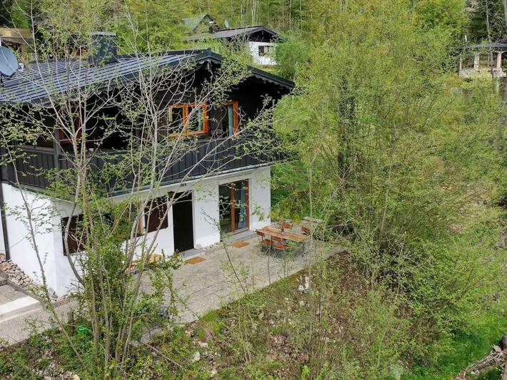 Ferienhaus für 4 Personen, mit Balkon und Garten sowie Sauna