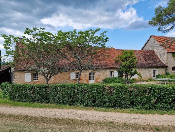 Maison de vacances pour 6 personnes, avec piscine ainsi que jardin et vue, animaux acceptés