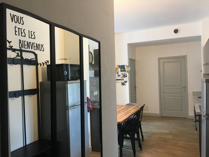 Gîte pour 6 personnes, avec vue dans Thermes De Choussy