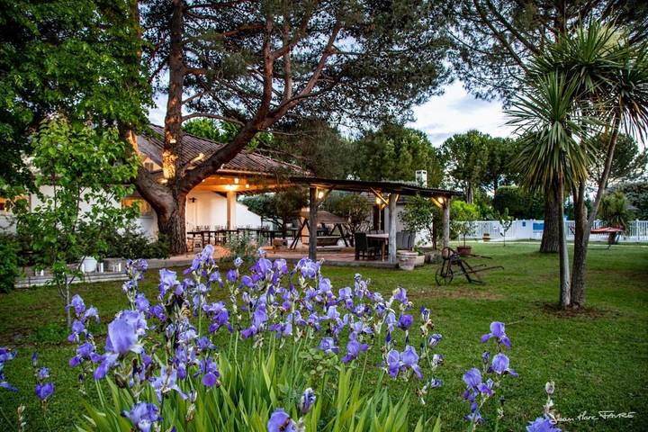 Hôtel pour 4 personnes, avec piscine ainsi que vue et jardin à Saint-Laurent-d'Aigouze - 4