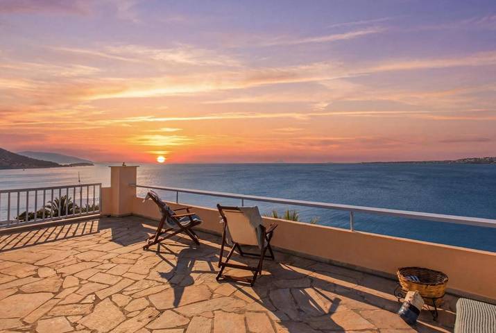 Appartement de vacances pour 2 personnes, avec Balcon ainsi que Terrasse et Vue