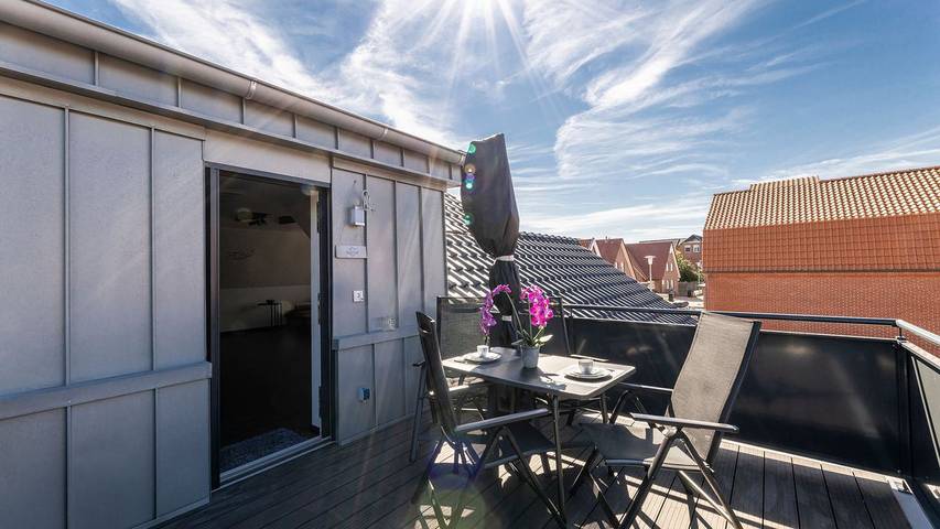 Ferienwohnung für 2 Personen, mit Garten und Sauna, mit Haustier auf Borkum