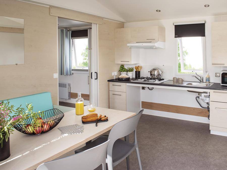 Camping L' Aiguille Creuse - Mobilheim 4 personen - Life Sunêlia Confort 2 Zimmer - zugänglich für Personen mit eingeschränkter Mobilität in Les Loges, Le Havre und Umgebung