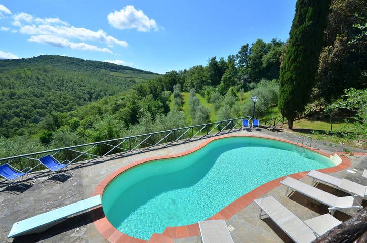 Location de vacances pour 8 personnes, avec terrasse à Castellina in Chianti - 2