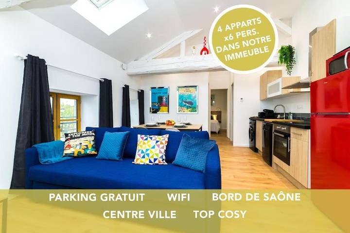 Appartement de vacances pour 6 personnes à Tournus