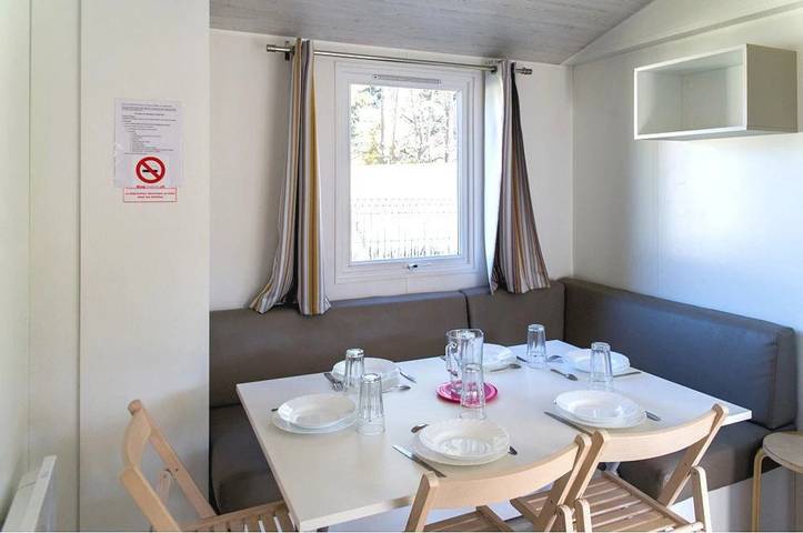 Mobil home pour 8 personnes, avec jacuzzi et piscine ainsi que bassin pour enfant et sauna, animaux acceptés à Arles-sur-Tech - 4